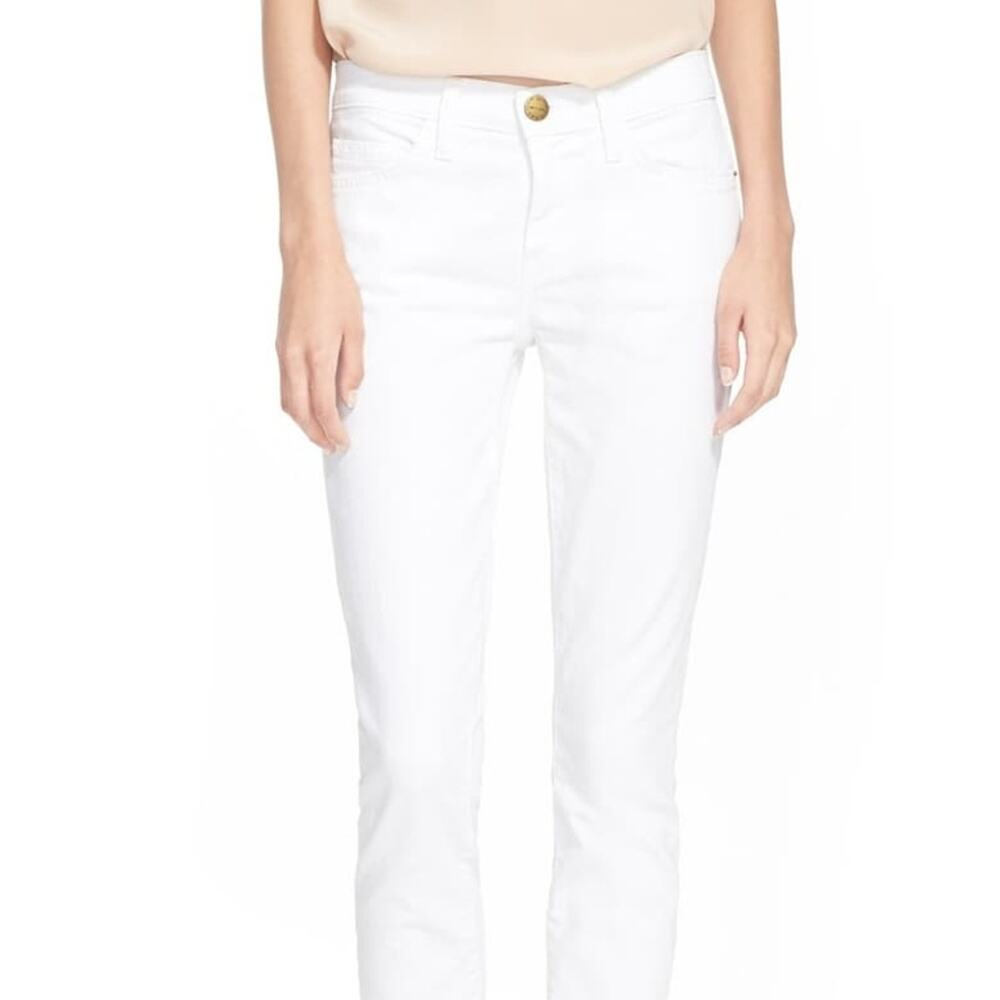 Current/Elliott The Stiletto Jeans Sugar White 25